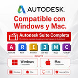 Compatible con Windows y Mac — Autodesk Suite Completa
