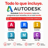 Todo lo que incluye tu licencia de Autodesk Suite Completa