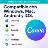 Compatible con Windows, Mac, Android y iOS — Canva