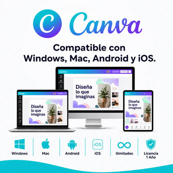 Compatible con Windows, Mac, Android y iOS — Canva