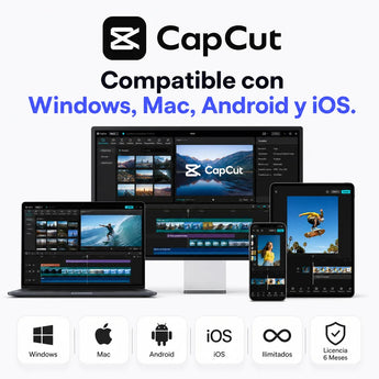 Compatible con Windows, Mac, Android y iOS — CapCut