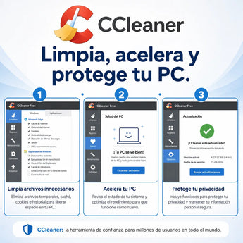 CCleaner: Limpia, acelera y protege tu PC