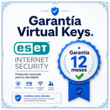 Garantía 12 meses en tu licencia de ESET Internet Security | Virtual Keys