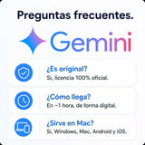 Preguntas frecuentes sobre Google Gemini