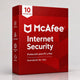 McAfee Internet Security Original 10 PC, Antivirus 1 Año