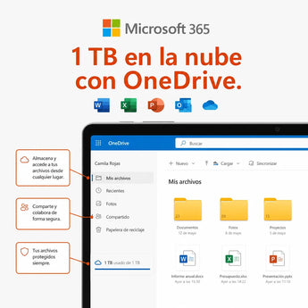 Microsoft 365: 1 TB en la nube con OneDrive