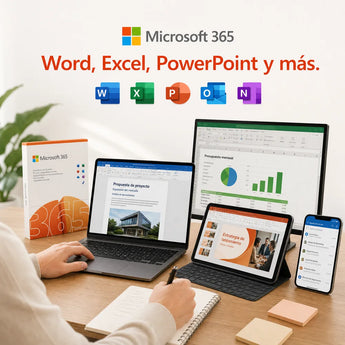 Microsoft 365: Word, Excel, PowerPoint y más