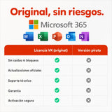 Microsoft 365 original vs versión pirata — compra seguro en Virtual Keys