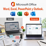 Microsoft Office: Word, Excel, PowerPoint y Outlook
