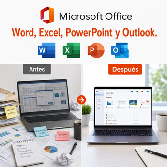 Microsoft Office: Word, Excel, PowerPoint y Outlook
