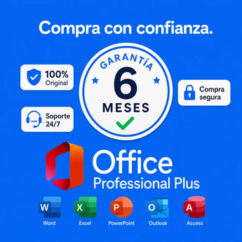 Garantía 6 Meses en tu licencia de Microsoft Office | Virtual Keys