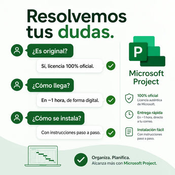 Preguntas frecuentes sobre Microsoft Project