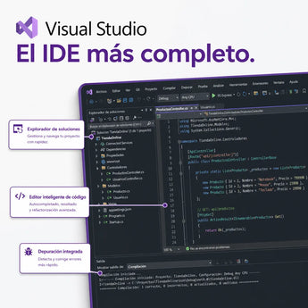 Microsoft Visual Studio: El IDE más completo