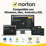 Compatible con Windows, Mac, Android y iOS — Norton 360