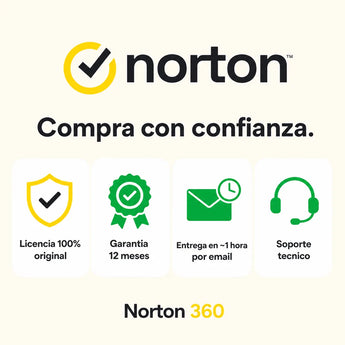 Garantía 12 meses en tu licencia de Norton 360 | Virtual Keys