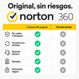 Norton 360 original vs versión pirata — compra seguro en Virtual Keys