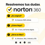 Preguntas frecuentes sobre Norton 360