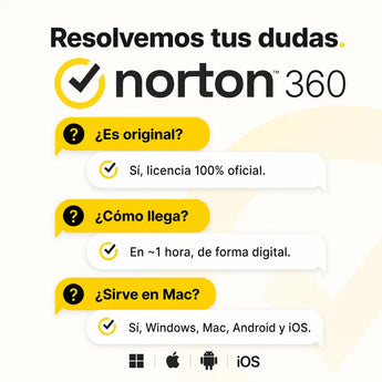 Preguntas frecuentes sobre Norton 360