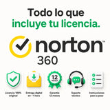 Todo lo que incluye tu licencia de Norton 360