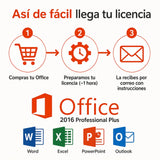 Asi llega tu licencia de Office 2016: compra, preparacion y correo