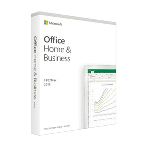 Office 2024 Hogar y Empresa – caja del producto con aplicaciones de Microsoft Office.