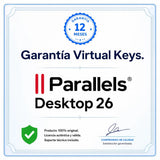 Garantía 12 meses en tu licencia de Parallels Desktop | Virtual Keys