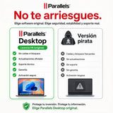 Parallels Desktop original vs versión pirata — compra seguro en Virtual Keys