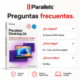 Preguntas frecuentes sobre Parallels Desktop