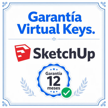Garantía 12 meses en tu suscripción de SketchUp | Virtual Keys