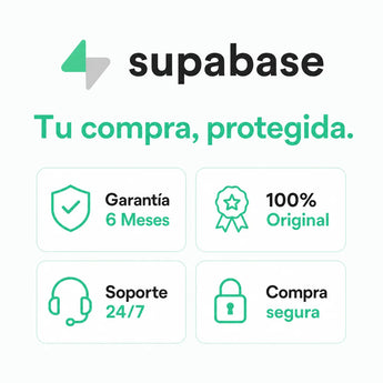 Garantía 6 Meses en tu licencia de Supabase | Virtual Keys