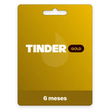 Tinder Gold 6 meses, suscripción digital en Virtual Keys