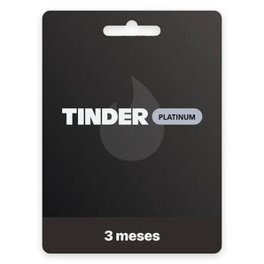 Tinder Platinum 3 meses, suscripción digital en Virtual Keys