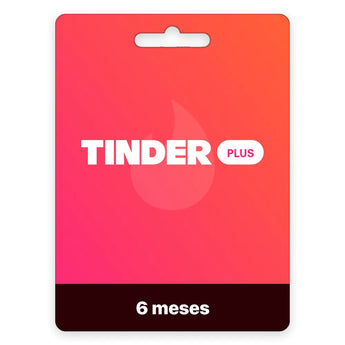 Tinder Plus 6 meses, suscripción digital en Virtual Keys