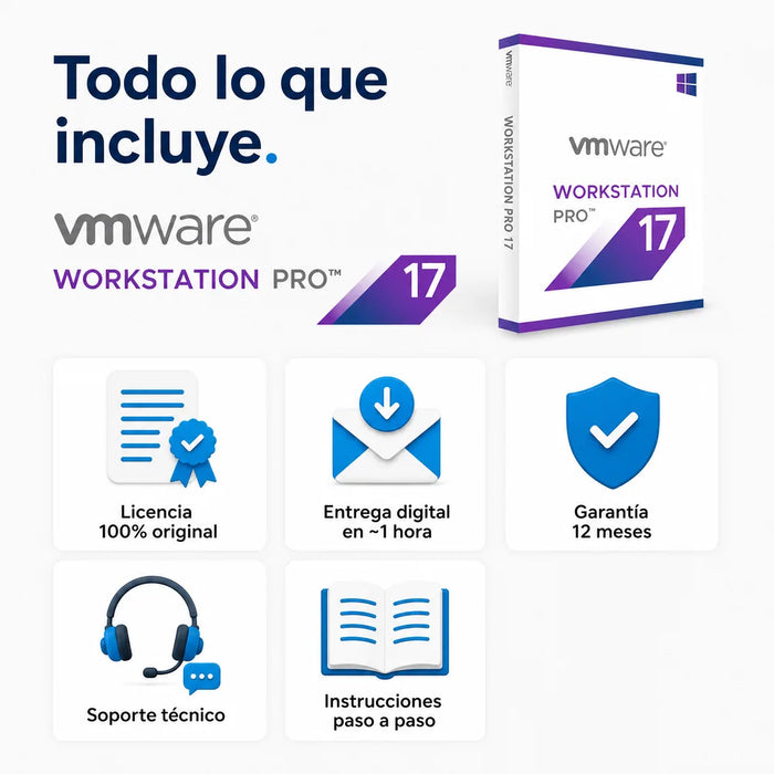 Todo lo que incluye tu licencia de VMware Workstation Pro