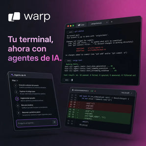 Warp en acción: Tu terminal, ahora con agentes de IA