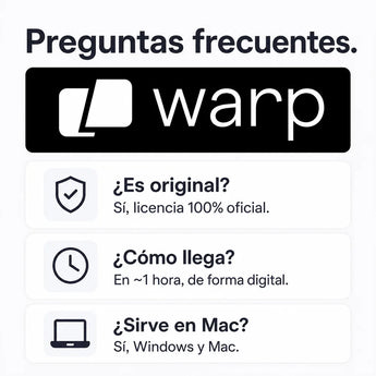 Preguntas frecuentes sobre Warp