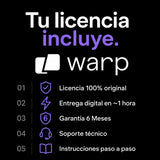 Todo lo que incluye tu licencia de Warp