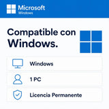 Windows 11 Home compatible, licencia permanente y original