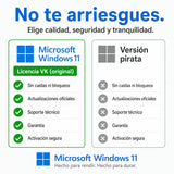 Windows 11 Home original vs version pirata: compra seguro en Virtual Keys