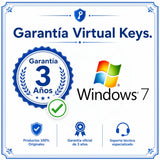 Garantía en tu licencia de Windows 7 | Virtual Keys