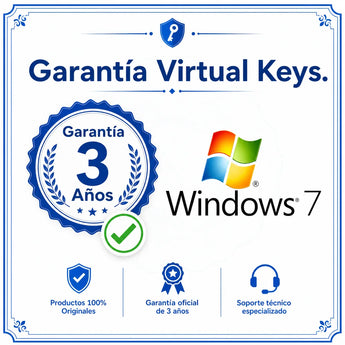 Garantía en tu licencia de Windows 7 | Virtual Keys