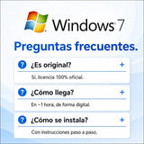 Preguntas frecuentes sobre Windows 7