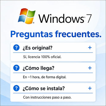 Preguntas frecuentes sobre Windows 7