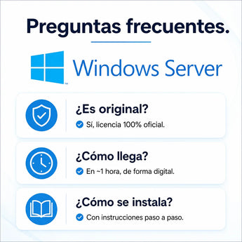 Preguntas frecuentes sobre Windows Server